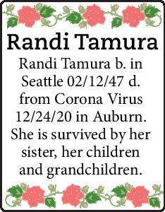 Randi Tamura | Obituary