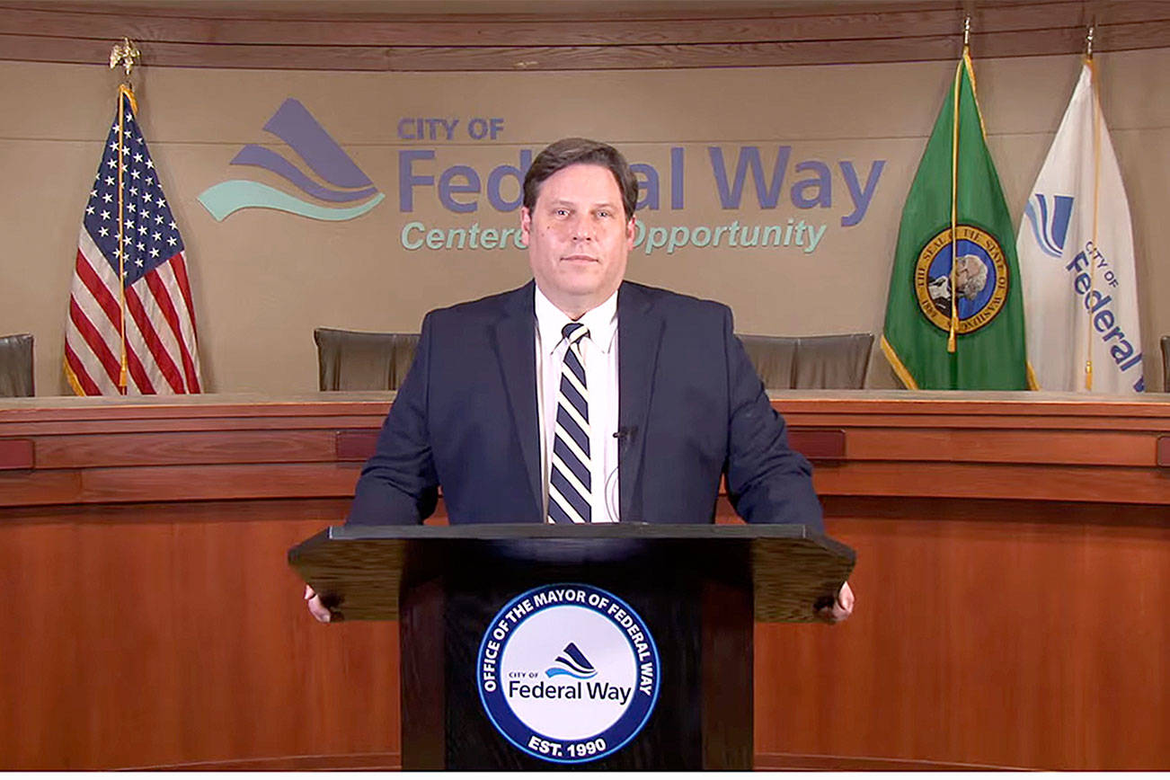 Federal Way Mayor Jim Ferrell on Feb. 25.