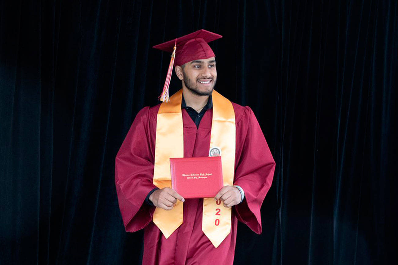 A 2020 graduate of Thomas Jefferson High School. Photo courtesy of FWPS