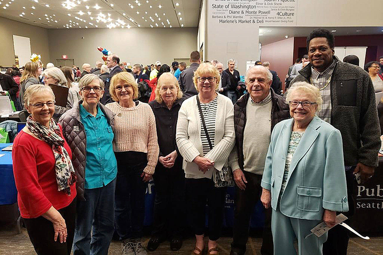 Members of the Senior Advisory Commission at the State of the City address in Feb. 2020. Courtesy photo