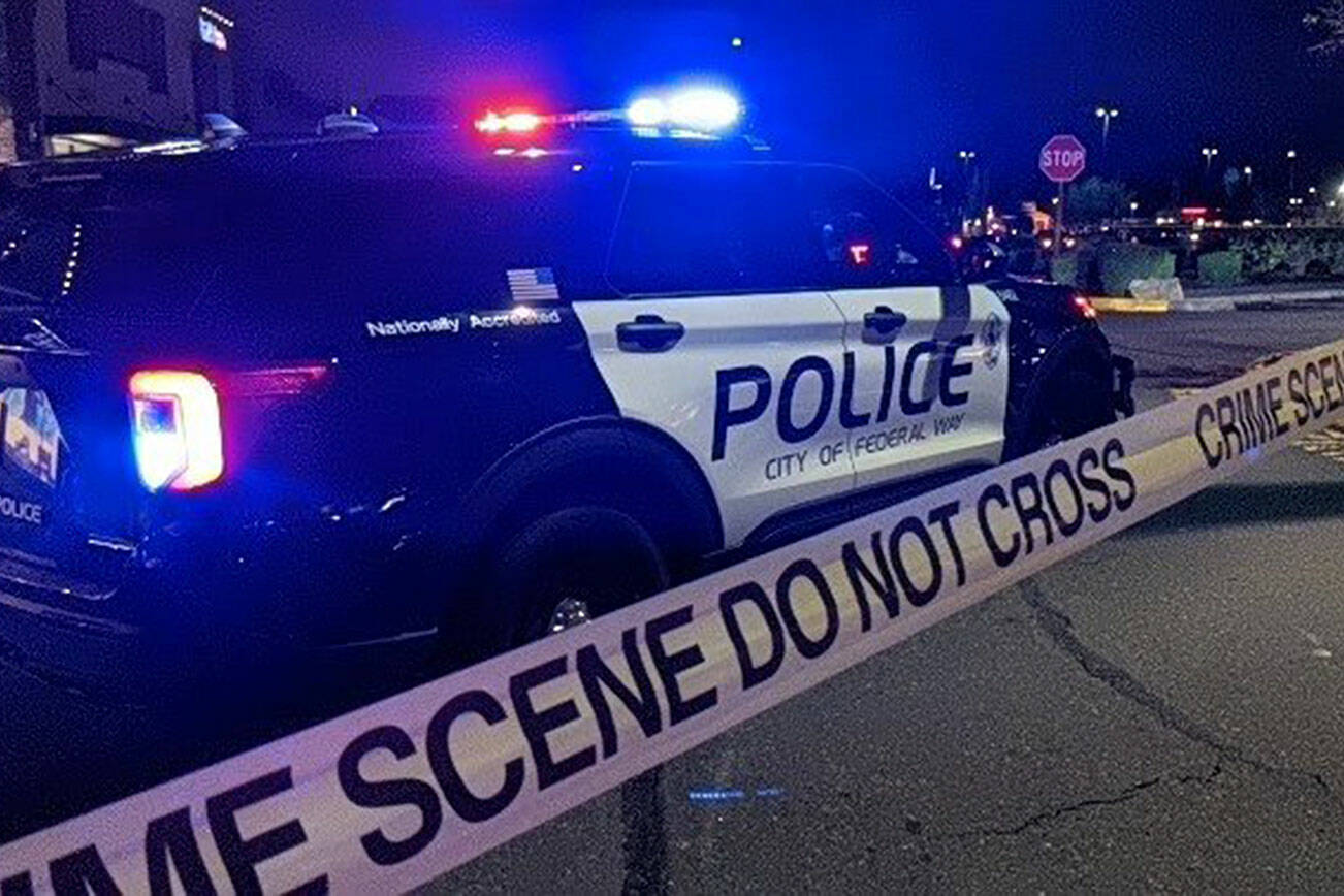 Police are investigating after a man was shot and killed in a Federal Way Crossings parking lot on Dec. 8. Photo courtesy of South Sound News