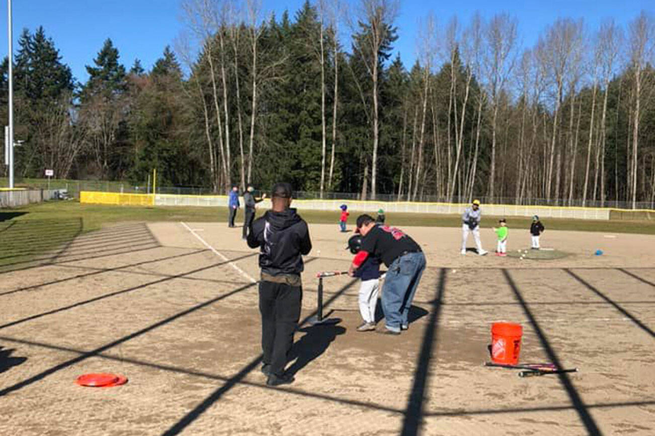 Hit-A-Thon day at Federal Way National Little League fields on Feb. 12. Courtesy photo