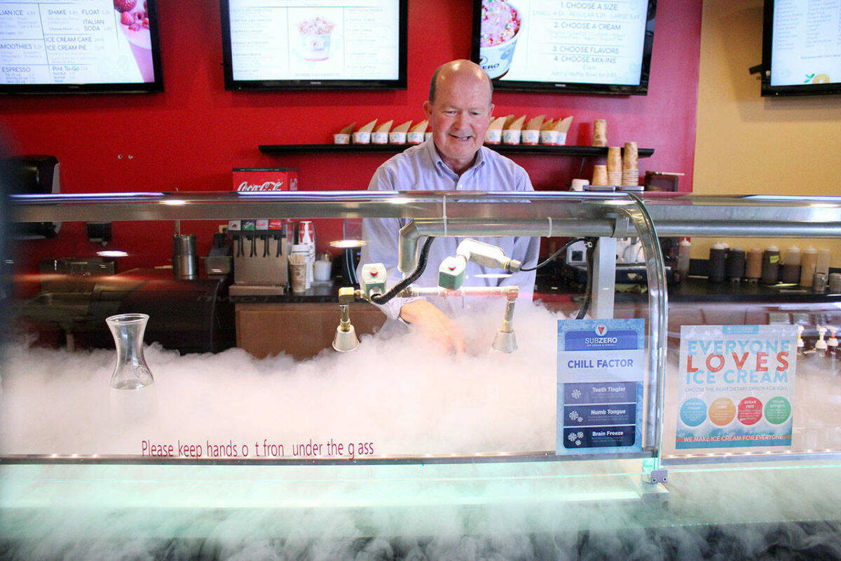 Mirror file photo
Jack Walsh, the owner of Sub Zero Nitrogen Ice Cream in Federal Way, pictured in 2019.
