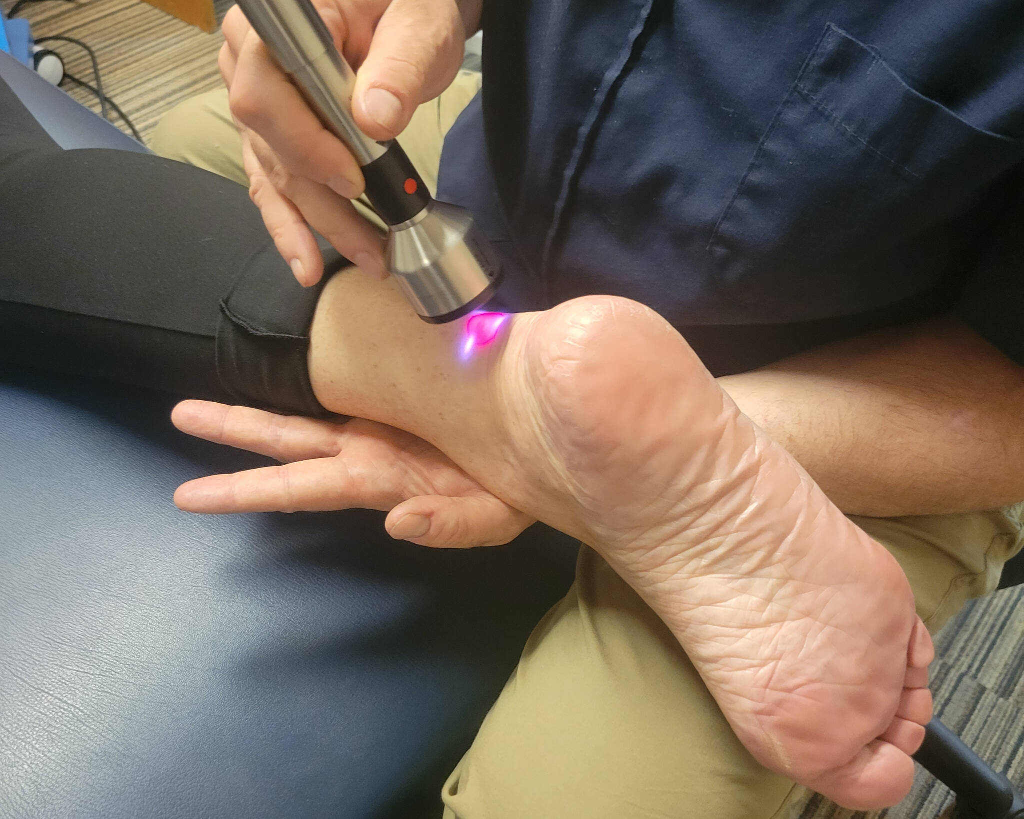 Cold Laser Therapy to reduce inflammation.