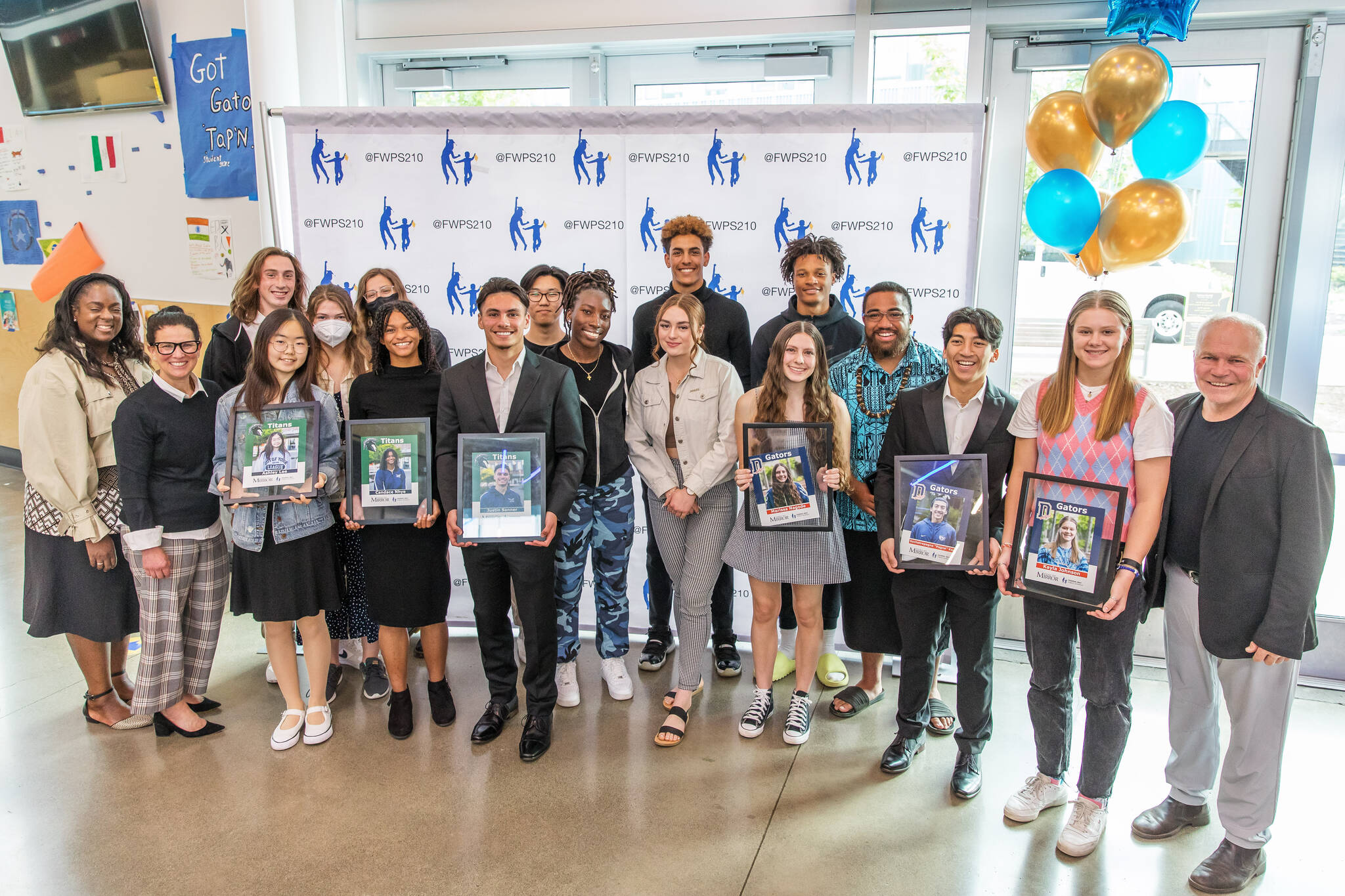 Sixteen athletes from Federal Way, Decatur, Thomas Jefferson and Todd Beamer high schools were nominated for the Federal Way Mirror 2022 Athletes of the Year contest. Photo courtesy of Federal Way Public Schools
