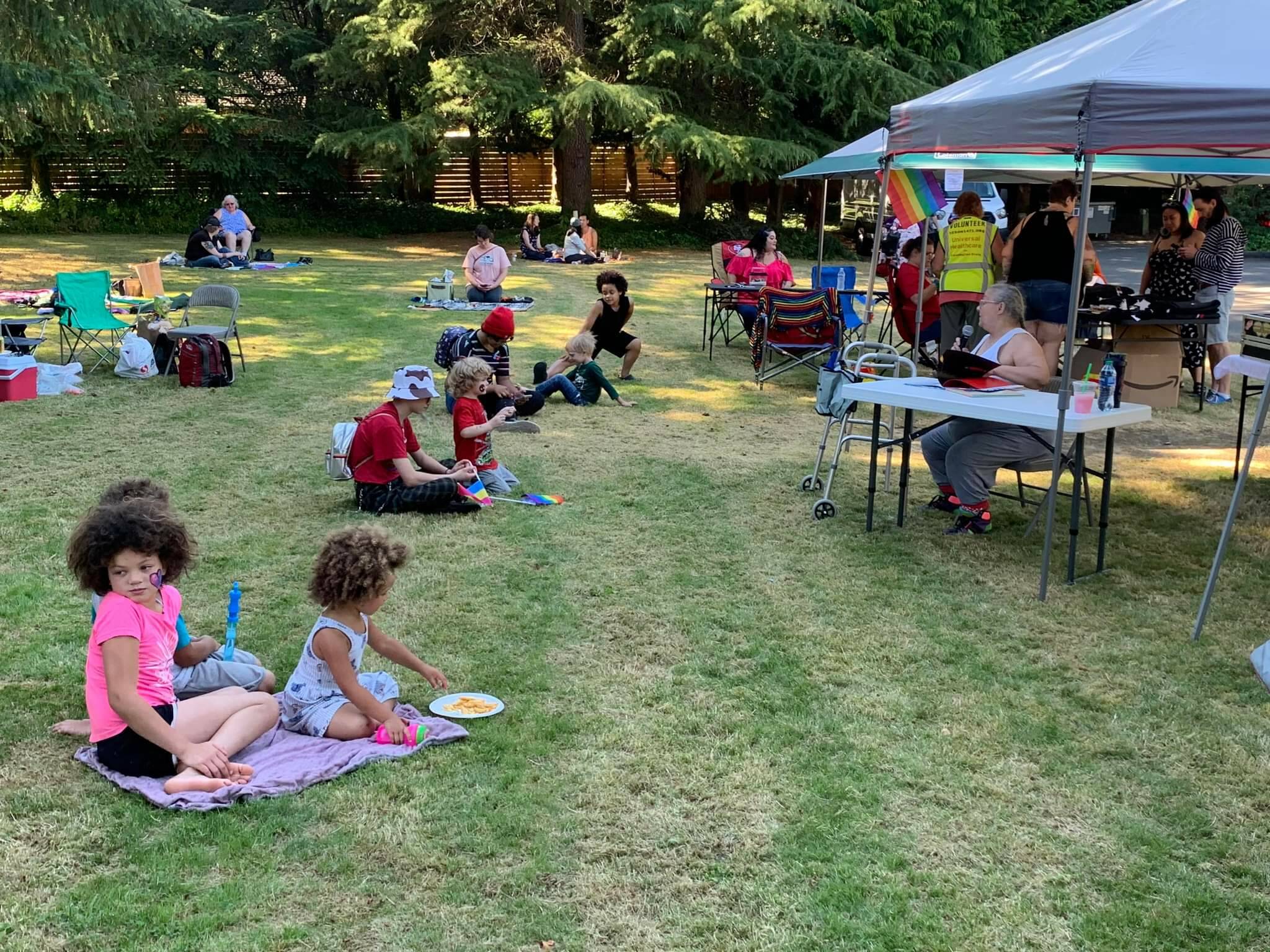 Wayside UCC Pride Picnic August 6. Picture courtesy of Kim Larsen.