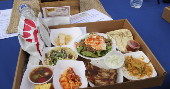 For $15, attendees received nine samples of signature dishes from various Federal Way restaurants at the Taste of Federal Way in 2021.