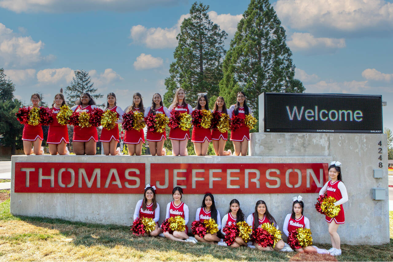 Courtesy photo
Thomas Jefferson High School 2022 cheer team.