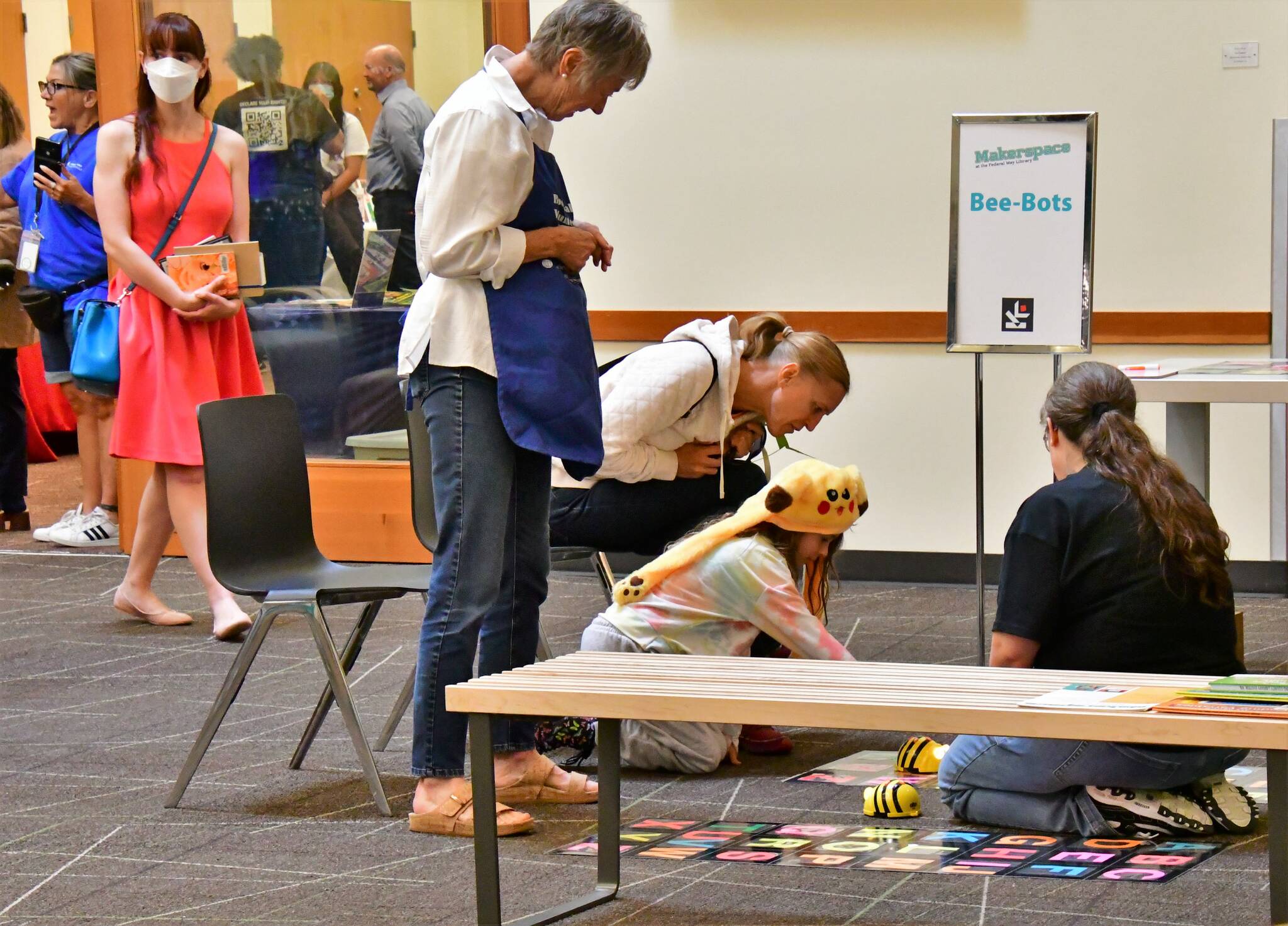 The Makerspace at the Federal Way Library officially opened Sept. 17. It provides free hands-on learning opportunities to explore emerging technologies from engineering, robotics, coding and 3D printing, to sewing and music production. Photo courtesy of Bruce Honda