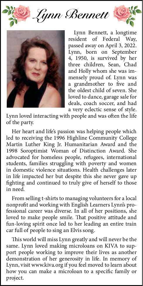Lynn Bennett | Obituary
