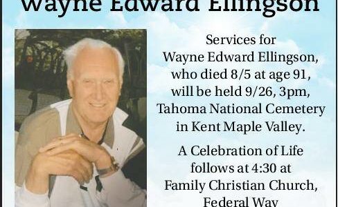 Wayne Edward Ellingson | Obituary