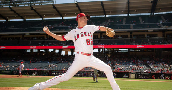 Photo courtesy of Angels Baseball
Decatur High School grad Janson Junk made his Major League Baseball debut with the Los Angeles Angels.