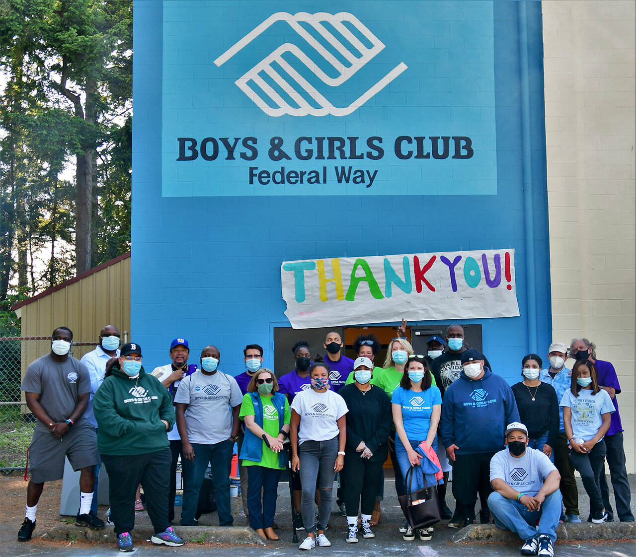 A Boys and Girls Club of Federal Way volunteer barbecue in 2021. File photo courtesy of Jayme Hommer