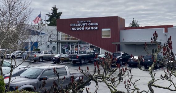 Federal Way Discount Guns is located at 4101 S. 324th St. in Federal Way. Olivia Sullivan/the Mirror