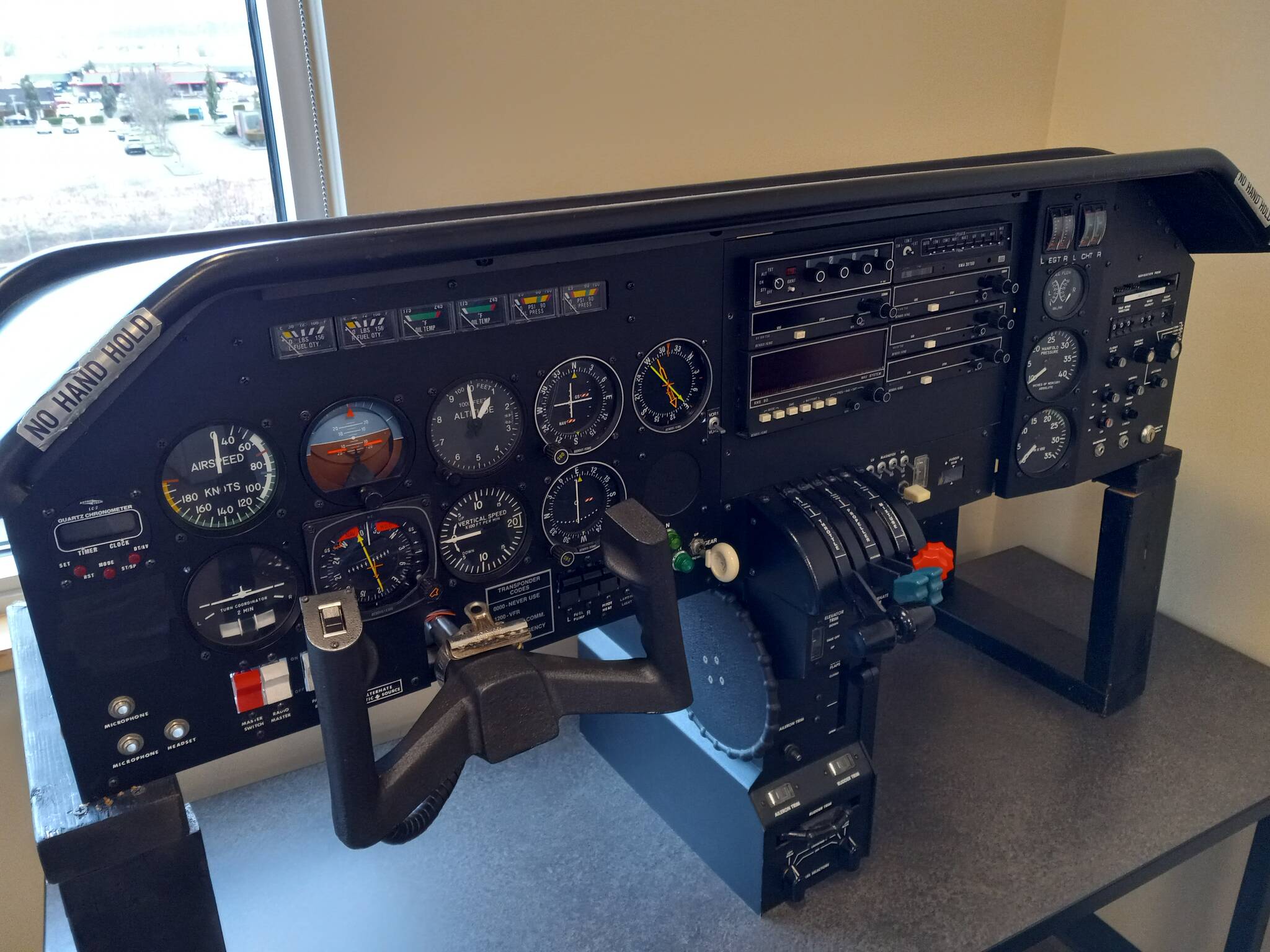 Photo by Robert Whale, Auburn Reporter
A retired flight simulator at GRC’s Aviation Center in Auburn.