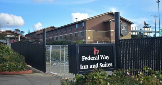 The Federal Way Inn and Suites at 1688 S. 348th St., which was formerly the Red Lion hotel. Photo take in February 2023. Alex Bruell / The Mirror