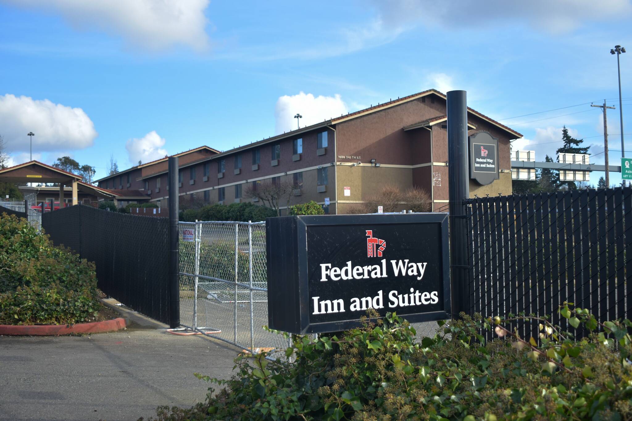 The Federal Way Inn and Suites at 1688 S. 348th St., which was formerly the Red Lion hotel. Photo take in February 2023. Alex Bruell / The Mirror