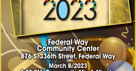 Best of Federal Way event takes place March 8, 2023, at the Federal Way Community Center. Booths open at 5 p.m. and the award presentation begins at 7 p.m.