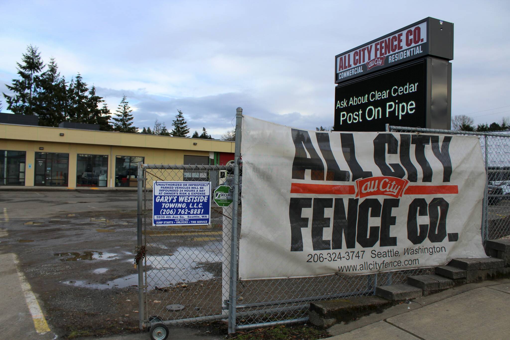 All City Fence is renovating the interior of its new home on 27802 Pacific Hwy S. Alex Bruell / The Mirror