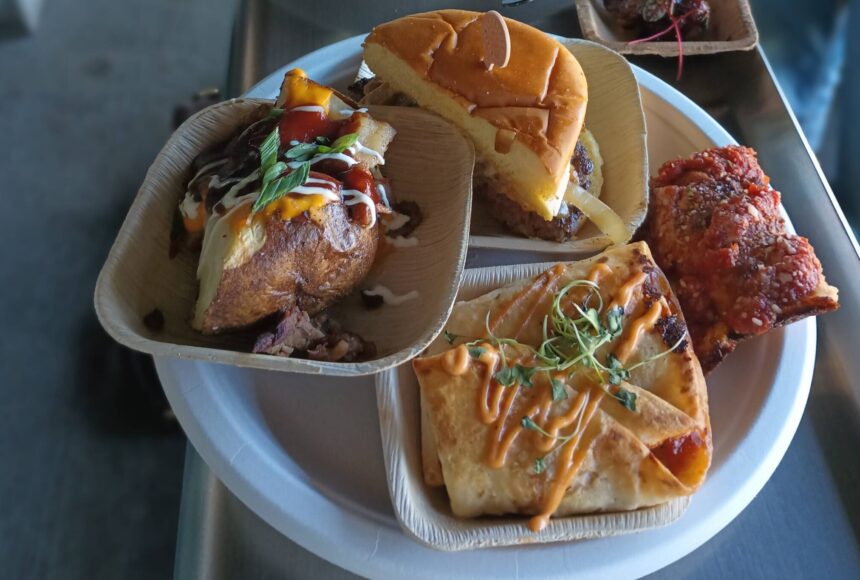 <p>A few Sound Publishing reporters joined local media in tasting the Mariners’ new season fare, finding the pork rib wings to be one the best items on the menu. (Photo by Bailey Jo Josie/Sound Publishing)</p>