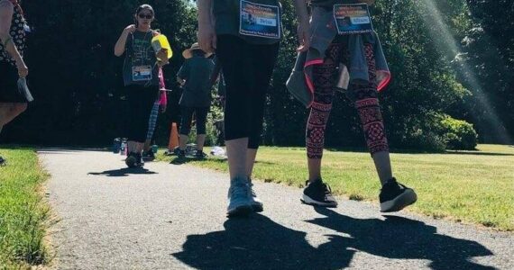 A 2019 walk-a-thon fundraiser. Photo courtesy of Twin Lakes PTA