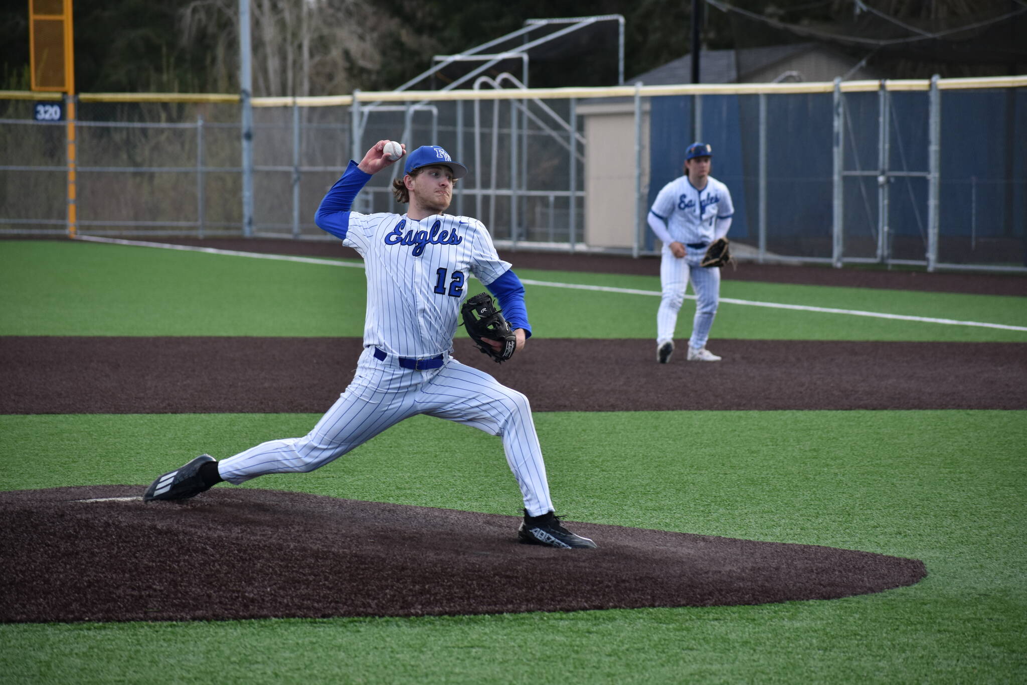 Senior Austin Crawford goes six strong innings in the win over the Lancers. Ben Ray / The Mirror