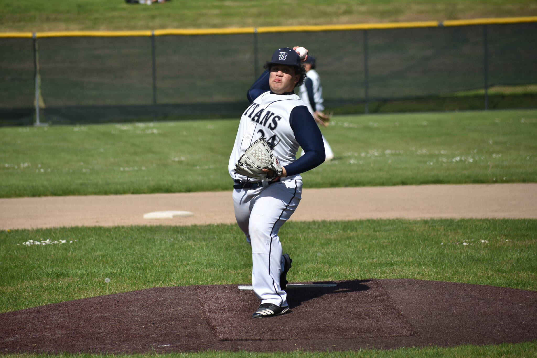 Todd Beamer starting pitcher EJ Lang takes on the Raiders.