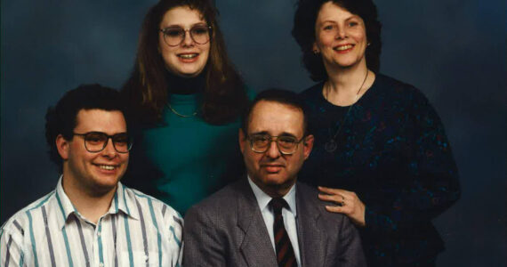 Charles Hoff with his family. Photo provided by Marilyn Hoff.