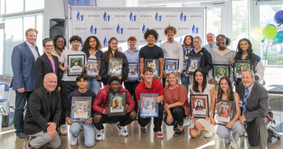 All 16 nominees from all four high schools after the awards at Federal Way High School. (Photo Provided by FWPS)