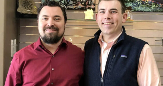 From left to right, Sean Criss and Brandon Moak, proud owners of Federal Way Custom Jewelers.