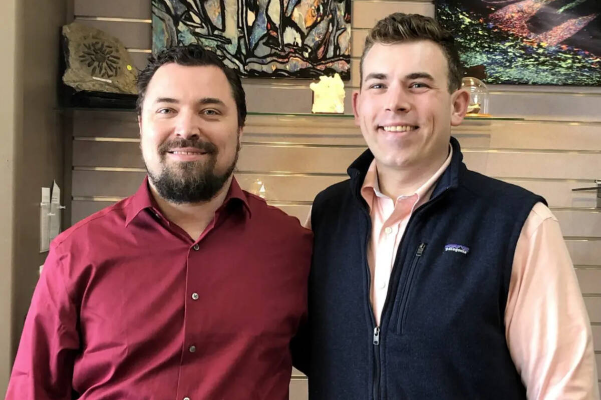 From left to right, Sean Criss and Brandon Moak, proud owners of Federal Way Custom Jewelers.