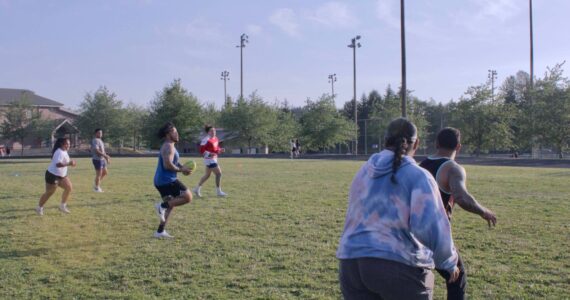 The Federal Way Warriors practicing rugby on July 6. Joshua Solorzano / Sound Publishing