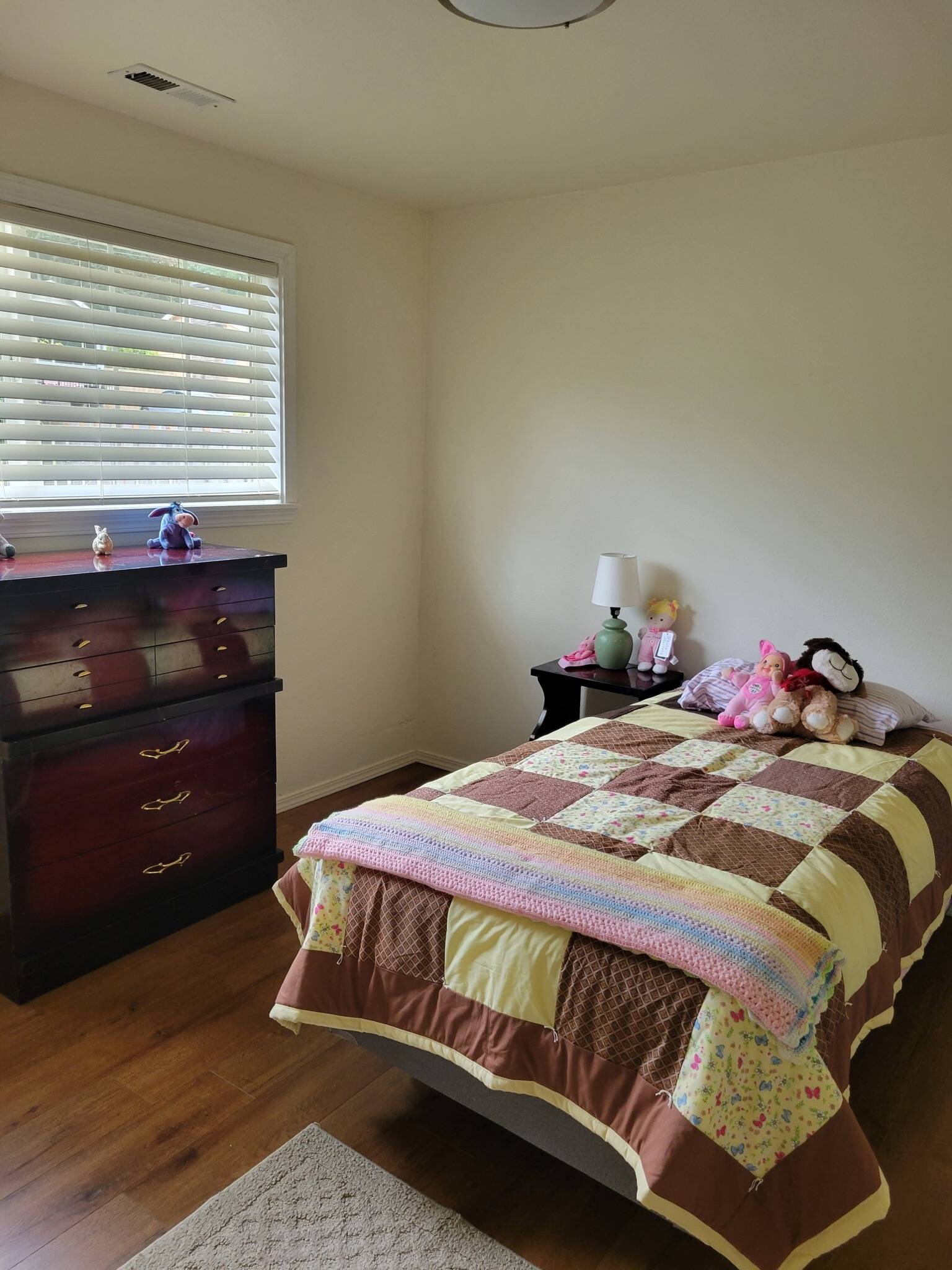 Photo courtesy of FUSION 
A room at one of FUSION’s transitional housing units.
