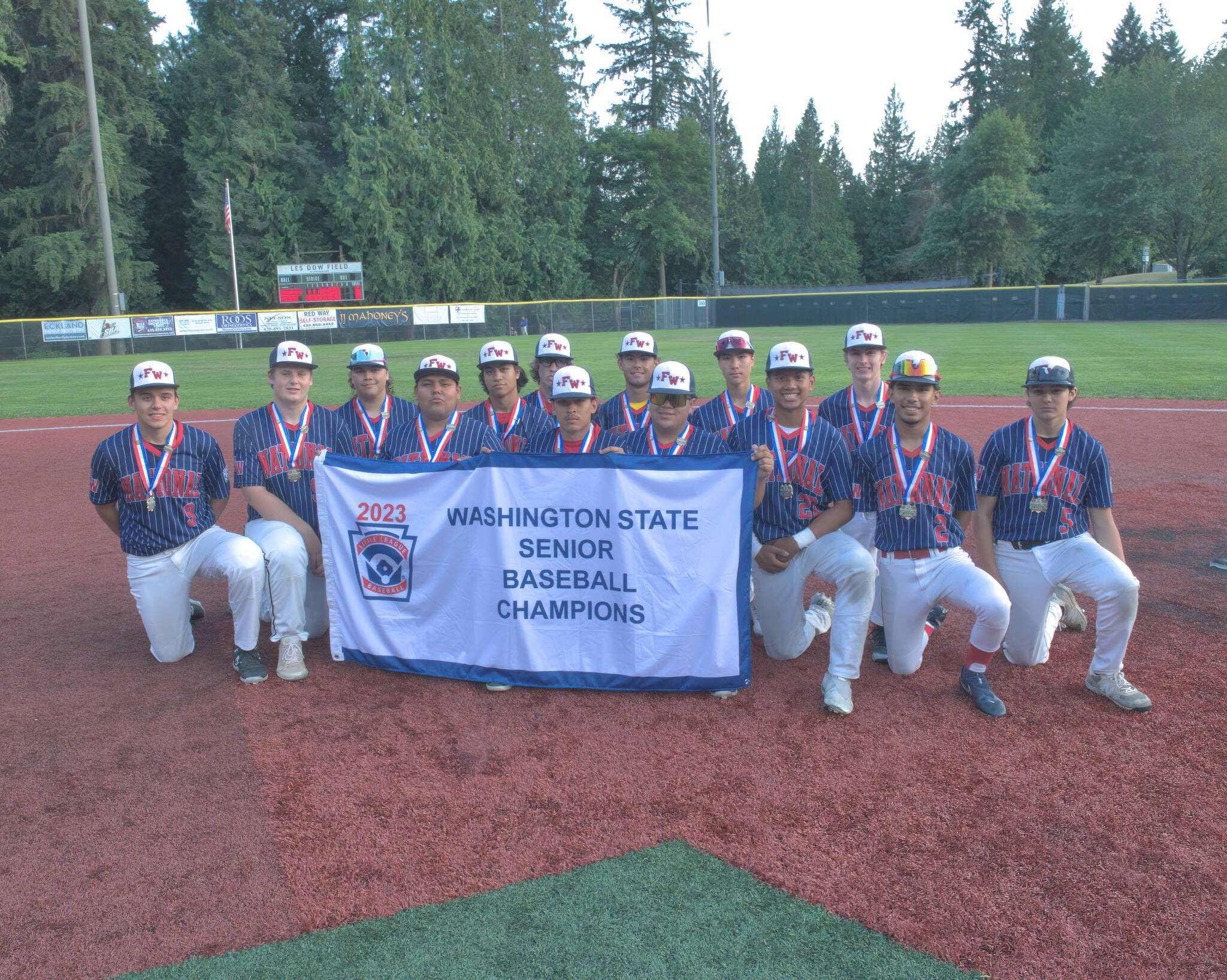 Federal Way National Little League Seniors. (Photo courtesy of Mike Holte)