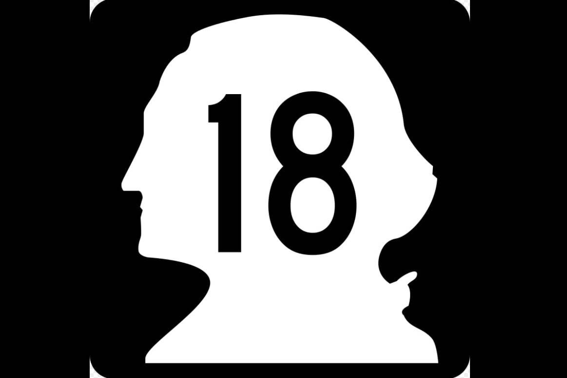 WSDOT will close both directions of State Route 18 for annual