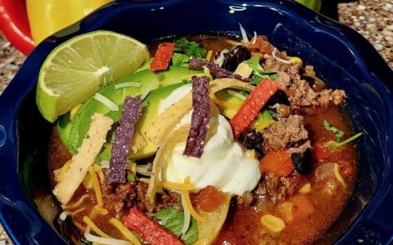 Photo by Vickie Chynoweth
Beef tortilla soup.
