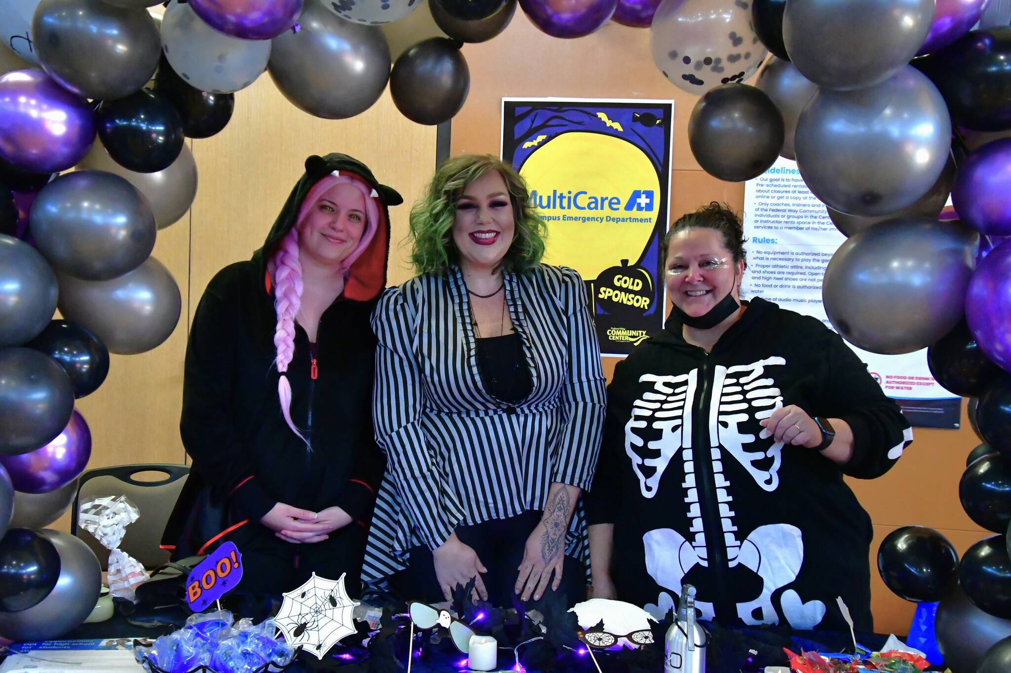 Photo by Bruce Honda
The Federal Way Community Center’s Halloween event featured several community booths and even adults got in on the costume fun.