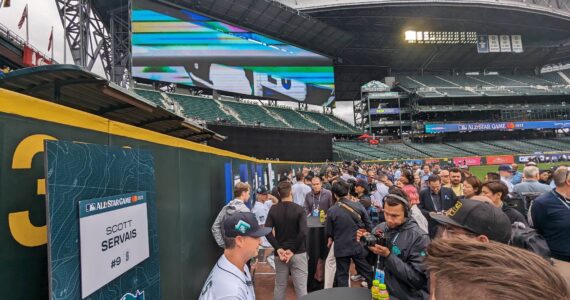 Mariners manager Scott Servais and crew had a solid following in the media for their home All-Star Game last summer. (File photo)