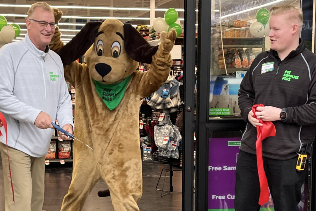 Bob and Brandon Fischer opened the doors to their third locally owned Pet Supplies Plus location, in the Commons in Federal Way. Photo courtesy Bob Fischer