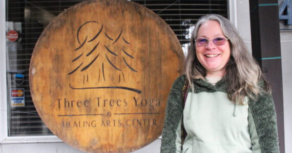 An attorney by day, Three Trees Yoga owner Shawn Harju had been a yogi at the studio for decades before she took over in 2022. Photo by Bailey Jo Josie/Sound Publishing.