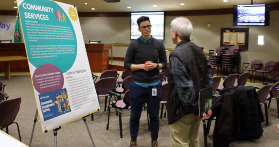 The city hosted an open house about the comprehensive plan on Feb. 29 at City Hall. Photo by Keelin Everly-Lang / The Mirror