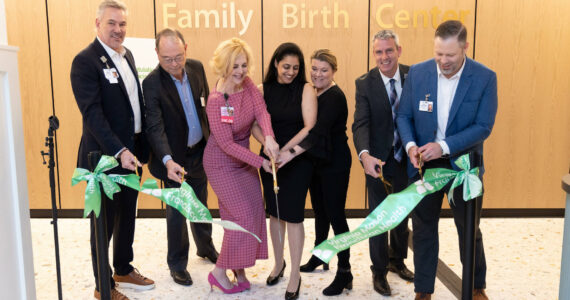 Virginia Mason Franciscan Health (VMFH) held a ribbon cutting on March 28 to celebrate their new Family Birth Center at St. Francis Hospital in Federal Way. Photo provided by St. Francis Hospital