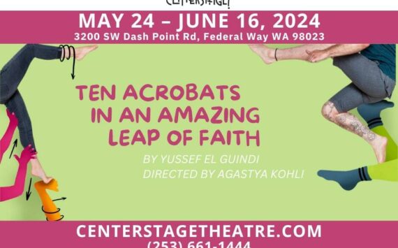 Centerstage Theatre presents “Ten Acrobats in an Amazing Leap of Faith.” Courtesy image