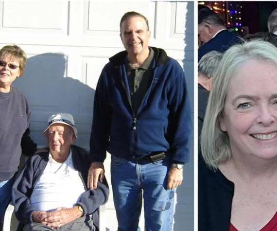 Right, Kim Sanchez, owner of Comfort Keepers Federal Way. Left, Kim’s parents, and her grandfather, the inspiration for the family business.