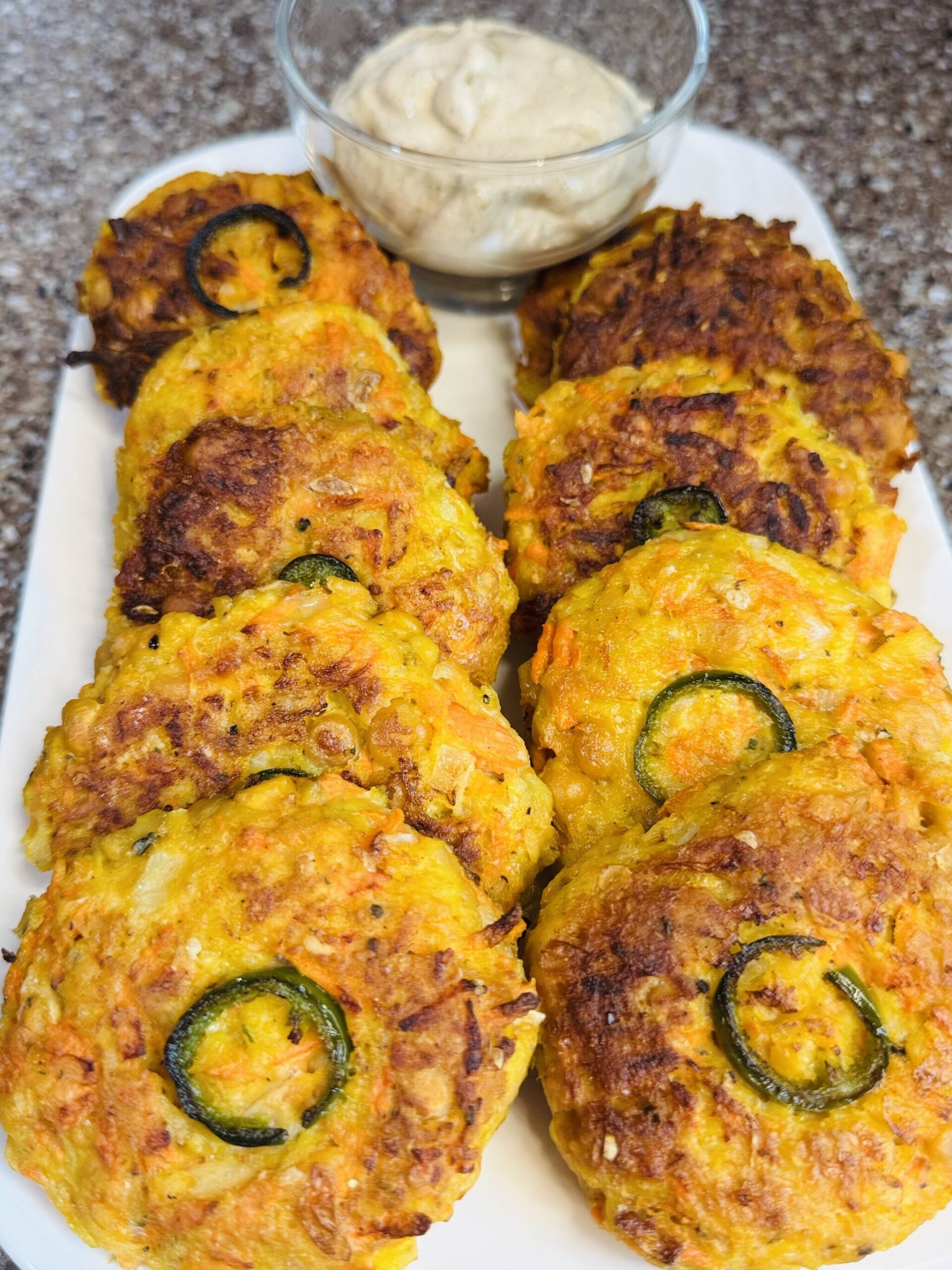 Photo by Vickie Chynoweth 
Carrot potato fritters.