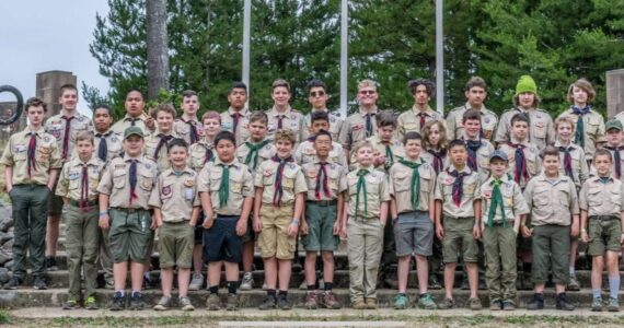 Photo courtesy of troop 361 
Federal Way’s Troop 361 on an outdoor adventure.