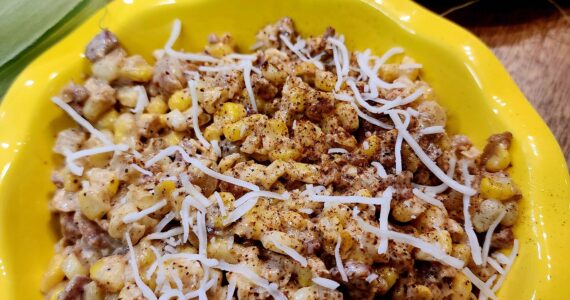 Mexican street corn. Photo by Vickie Chynoweth