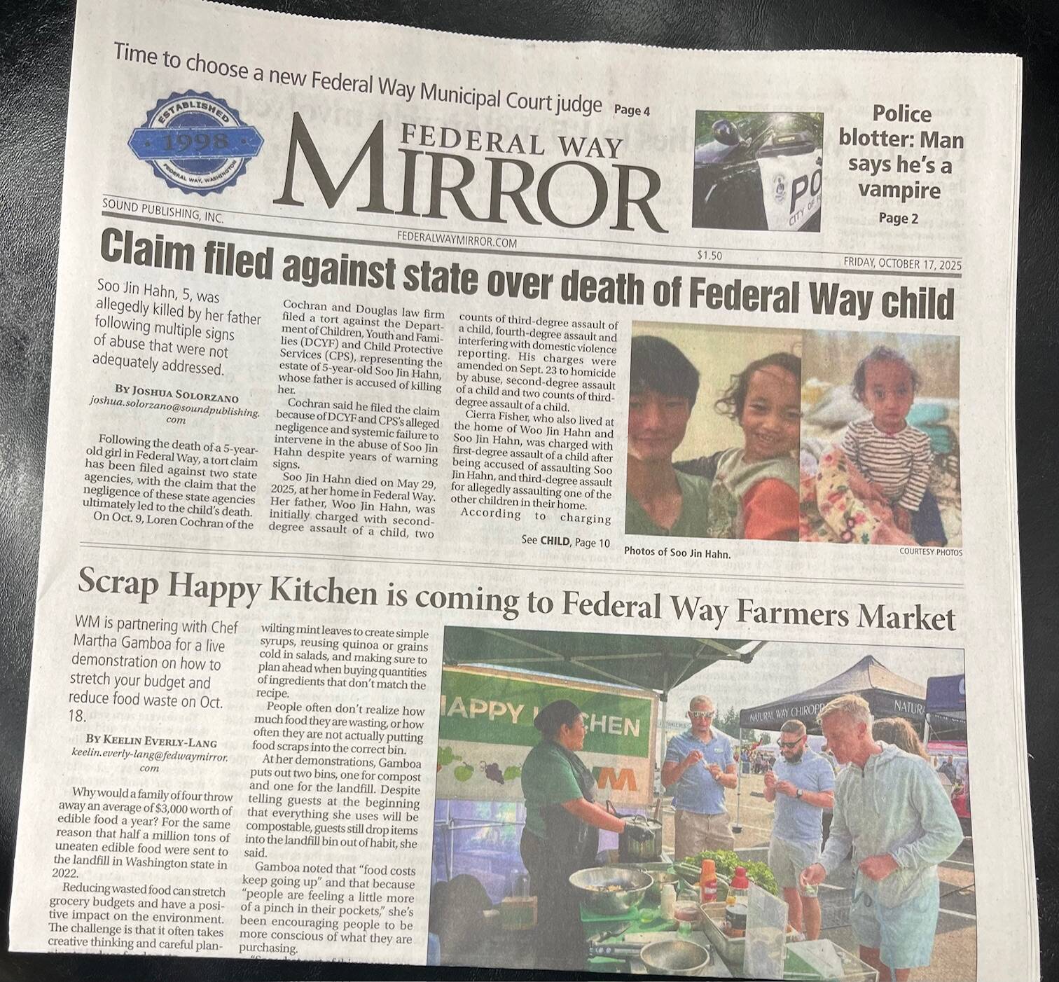 The Federal Way Mirror has been serving the city since 1998. (Staff photo)