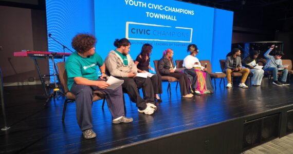 A scene from the Youth Town Hall held Oct. 23 in Federal Way. Photo courtesy of Jimmy Brown