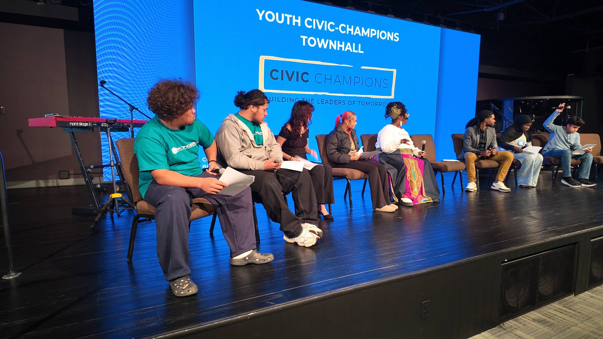 A scene from the Youth Town Hall held Oct. 23 in Federal Way. Photo courtesy of Jimmy Brown